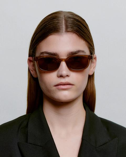 A. KJÆRBEDE Charlie Smoke Transparent Sunglasses