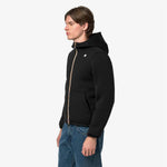 K-Way Giacca Jack Spacer Nylon Double Black Pure/Green Army