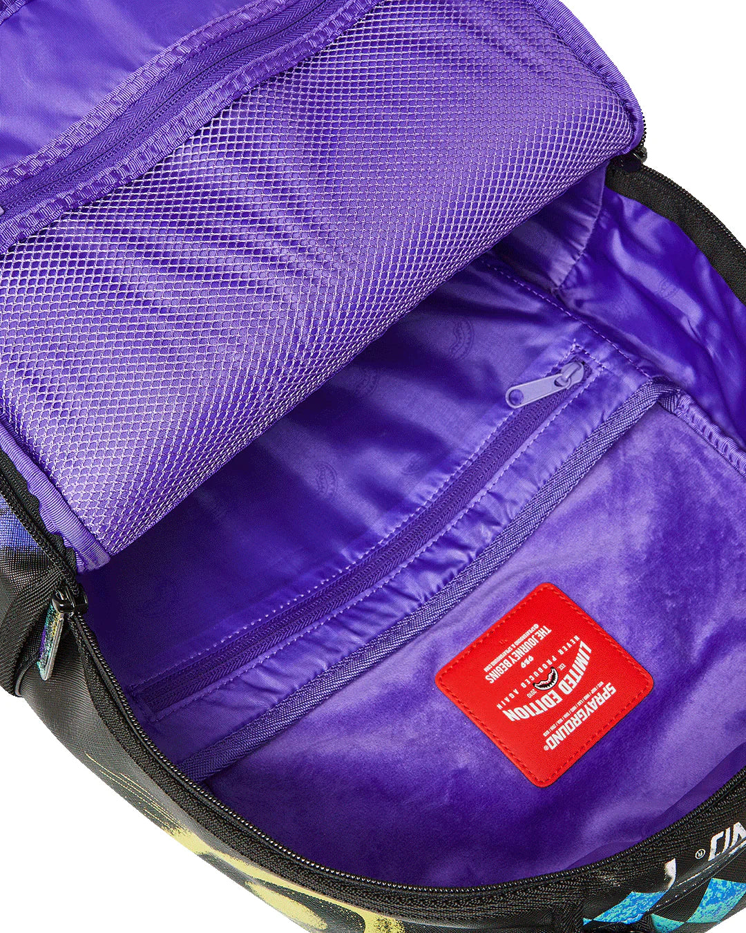 Sprayground Zaino Shark Central Stencils- Black Dlxsv