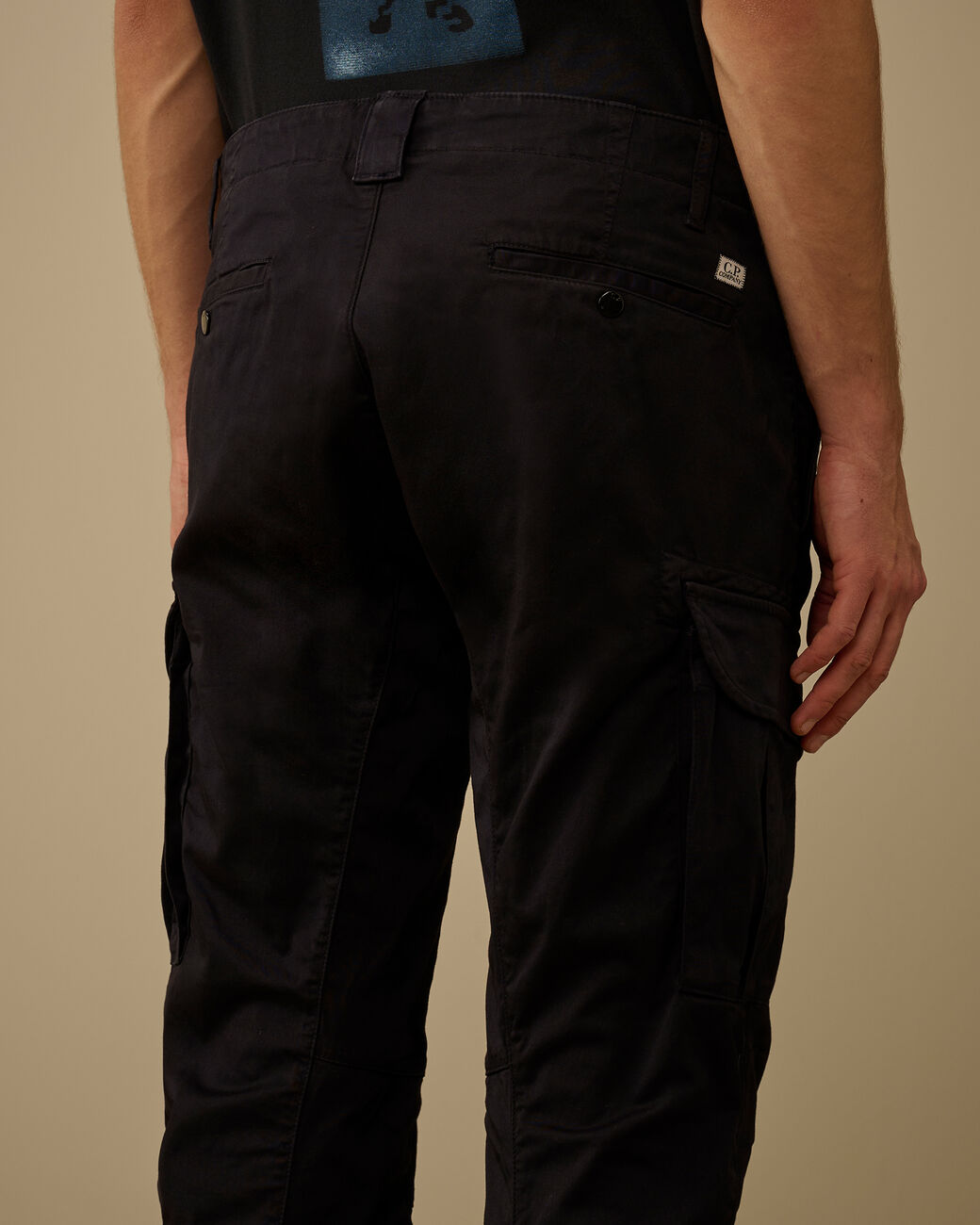 Cp Company Stretch Sateen Ergonomic Lens Cargo Pants