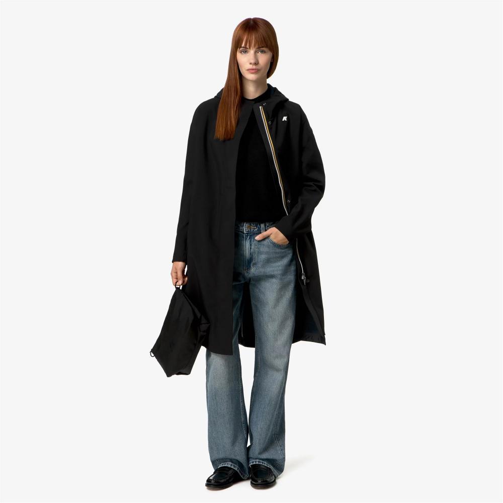 K-Way Giacca Stephale Bonded Black P/Blue D