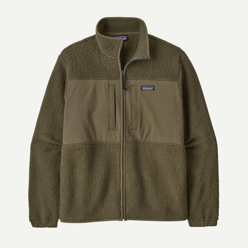 Patagonia Men's Retro Pile Fleece Patch Jacket Basin Green