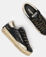 Crime London Distressed Platform Black Dusk