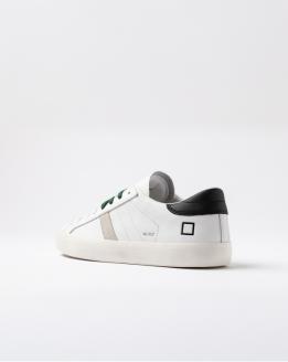 D.A.T.E. Hill Low Calf White Black