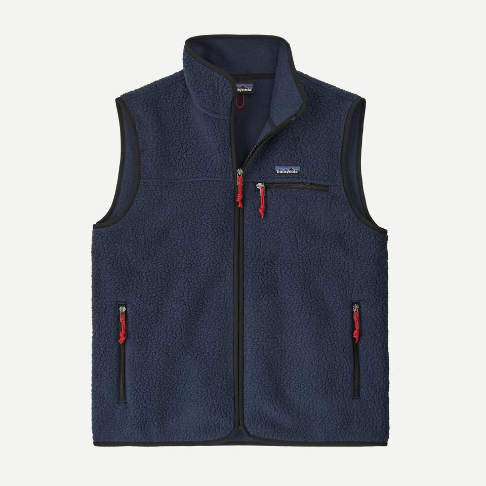 Patagonia Men's Retro Pile Fleece Vest New Navy