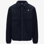 K-Way Felpa Cameron Sherpa Polar Blue Depth
