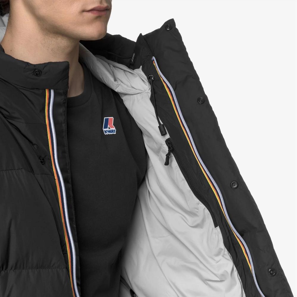 K-Way Giacca Le Vrai 4.0 Aurele Heavy Warm Unisex Black Pure