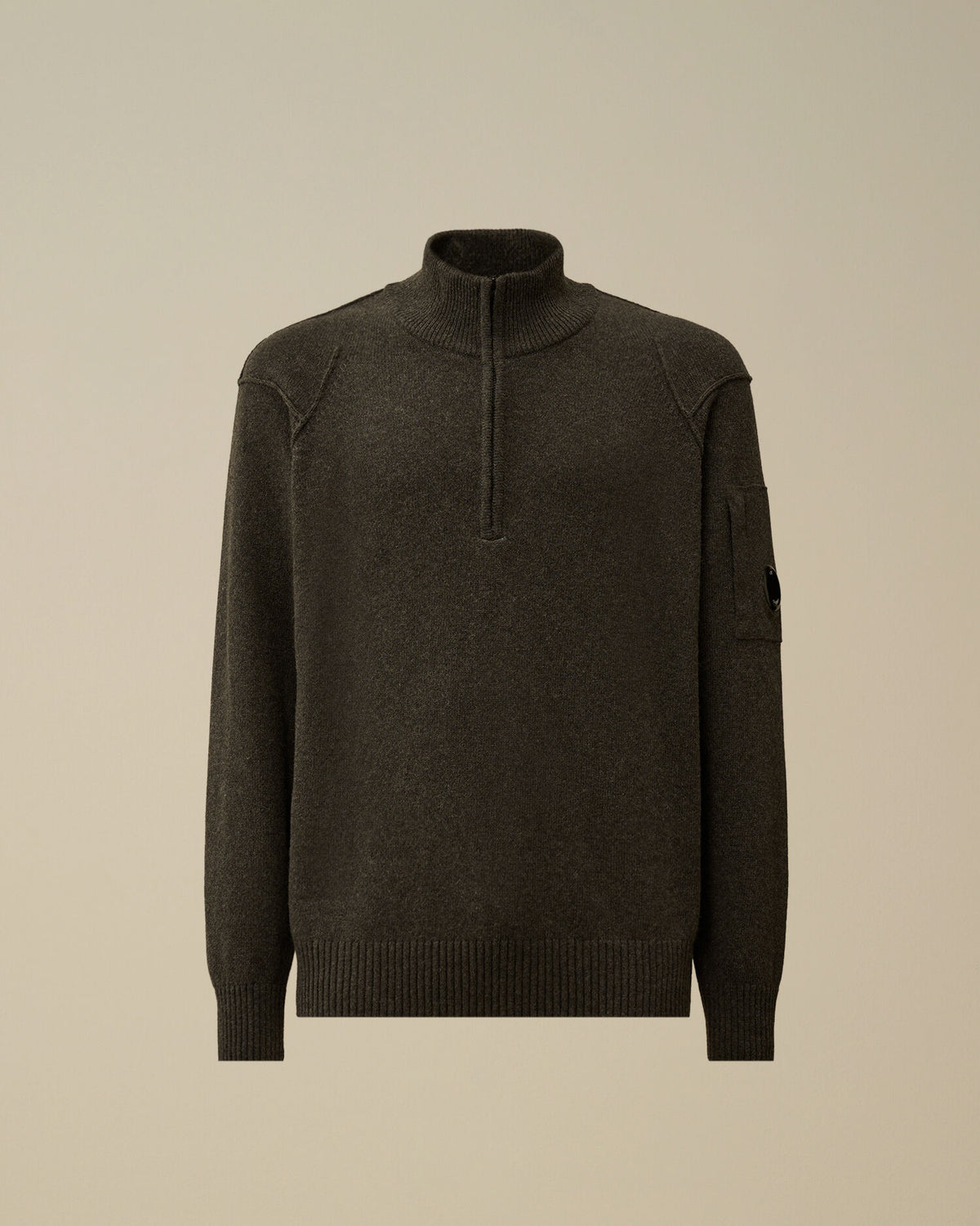 Cp Company Lambswool GRS Half Zip Sweater