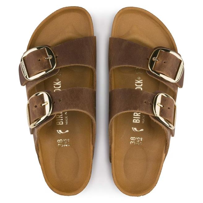 Birkenstock Arizona Big Buckle Pelle Oliata Narrow Fit