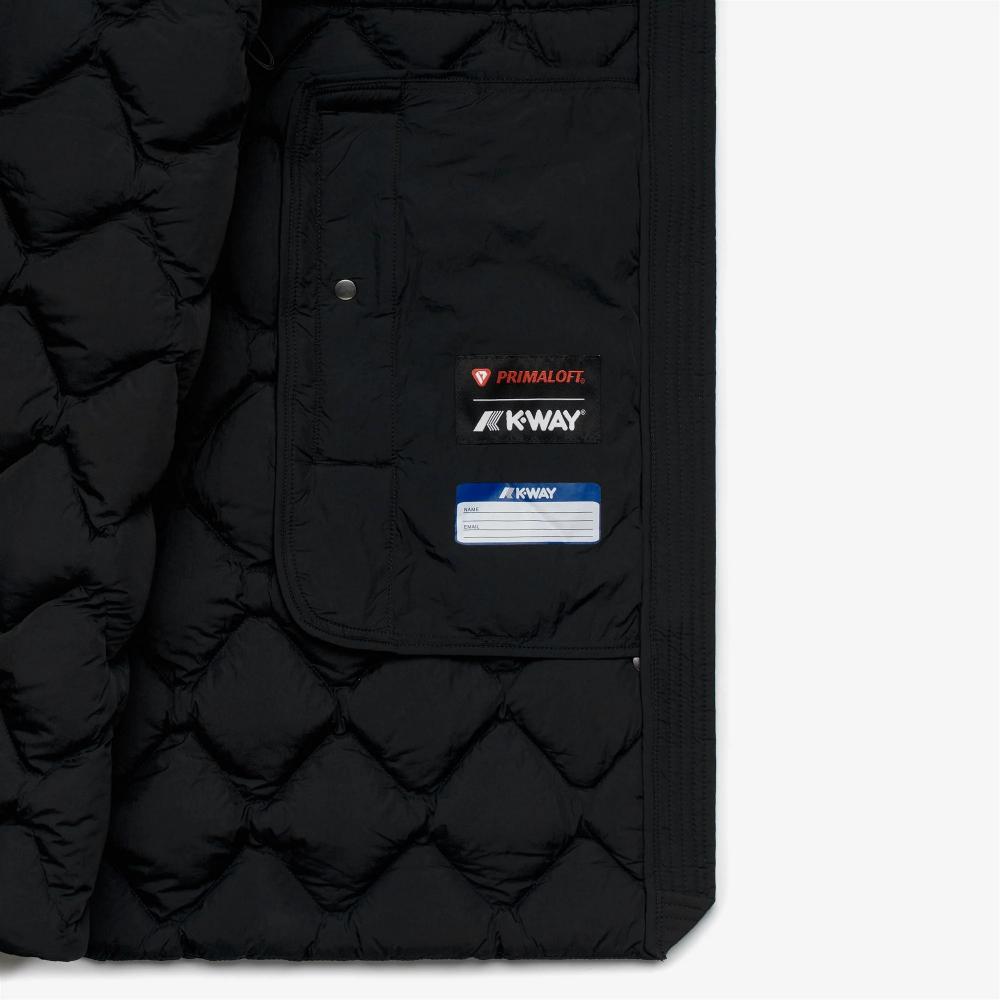 K-Way Giacca Siphelle Hybrid Warm Shell Black Pure