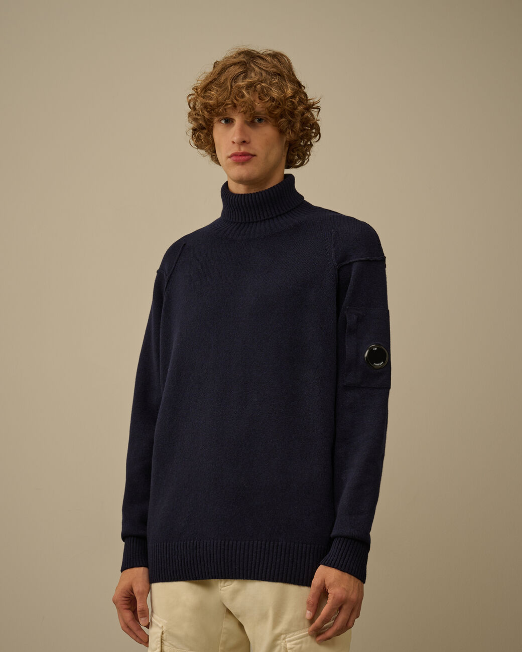 Cp Company Lambswool Grs Turtleneck Sweater