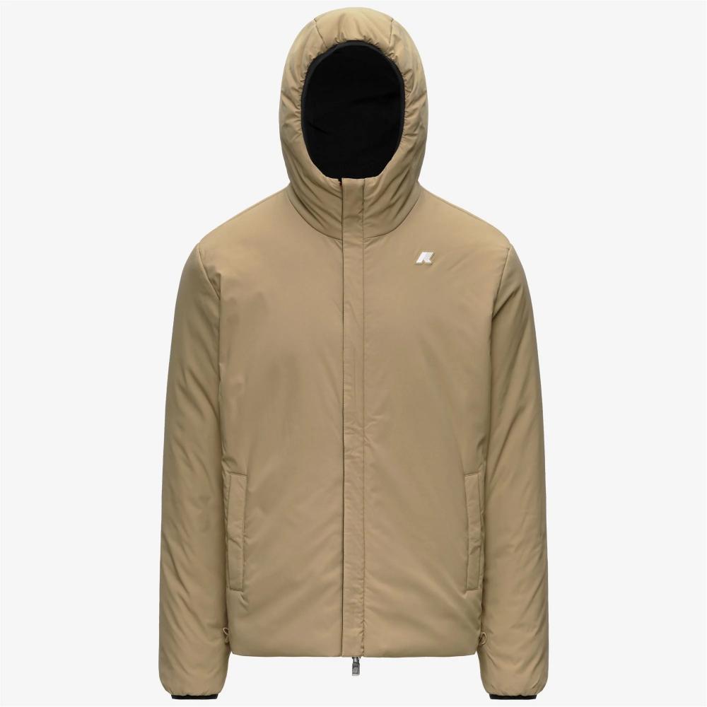 K-Way Giacca Jack St Warm Double Black Pure/Beige Khaki