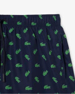 Lacoste Costume da Bagno con Stampa Coccodrillo