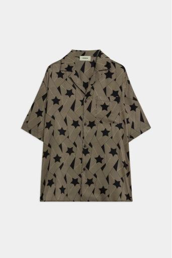 A Paper KidCamicia con Stampa Grafica All-Over