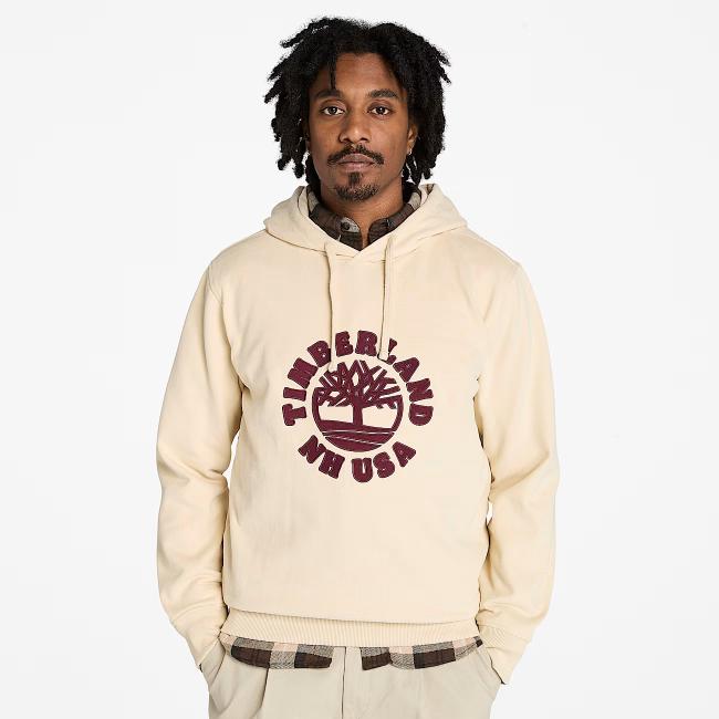 Timberland Felpa con Cappuccio e Grafica Holiday