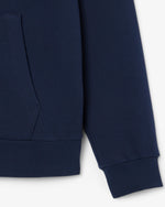 Lacoste Felpa in Tessuto Felpato Classic Fit con Zip