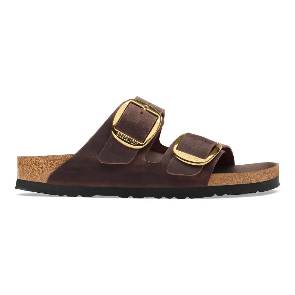 Birkenstock Arizona Big Buckle Pelle oliata Habana Narrow Fit