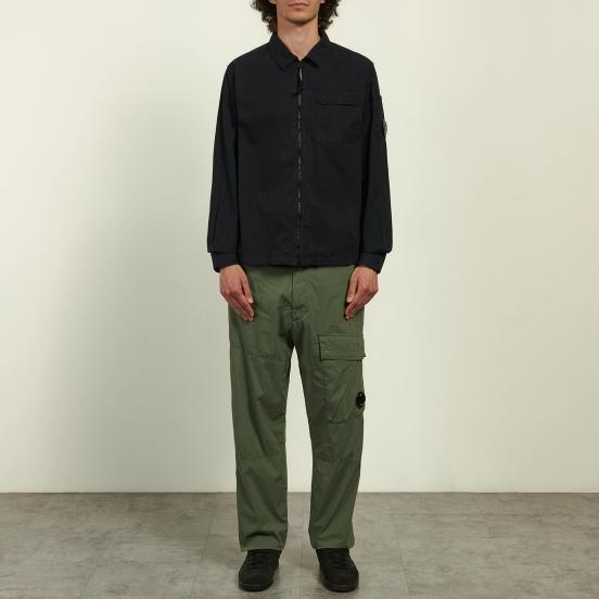 Cp Company Organic Gabardine Zipped Overshirt