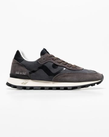 No Map Society VELOCE Deluxe Suede SuedeCharcoal GreyBlack