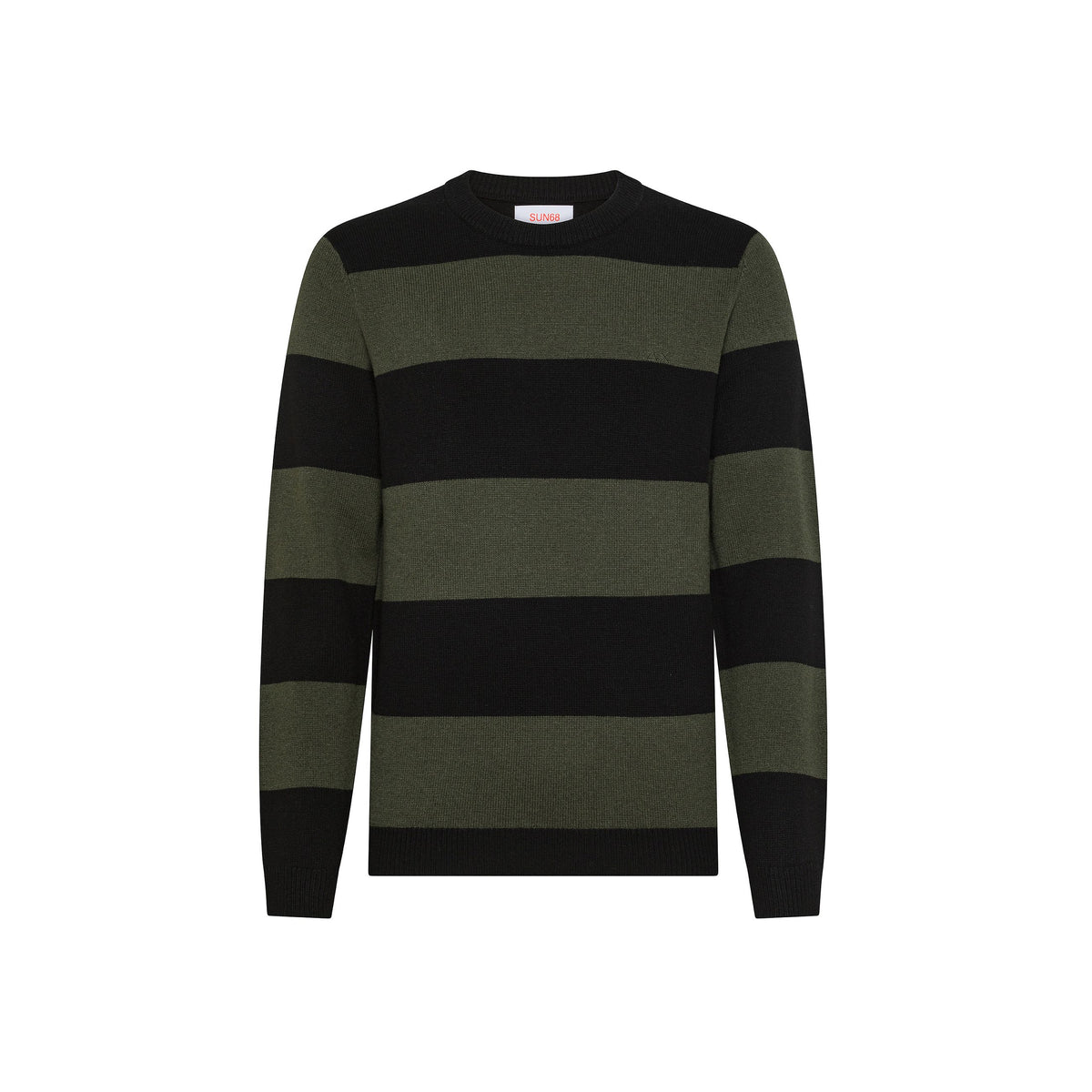 Sun68 Maglia in Lana e Cashmere a Righe
