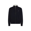 Sun68 Cardigan in Misto Cashmere con Zip Navy Blue