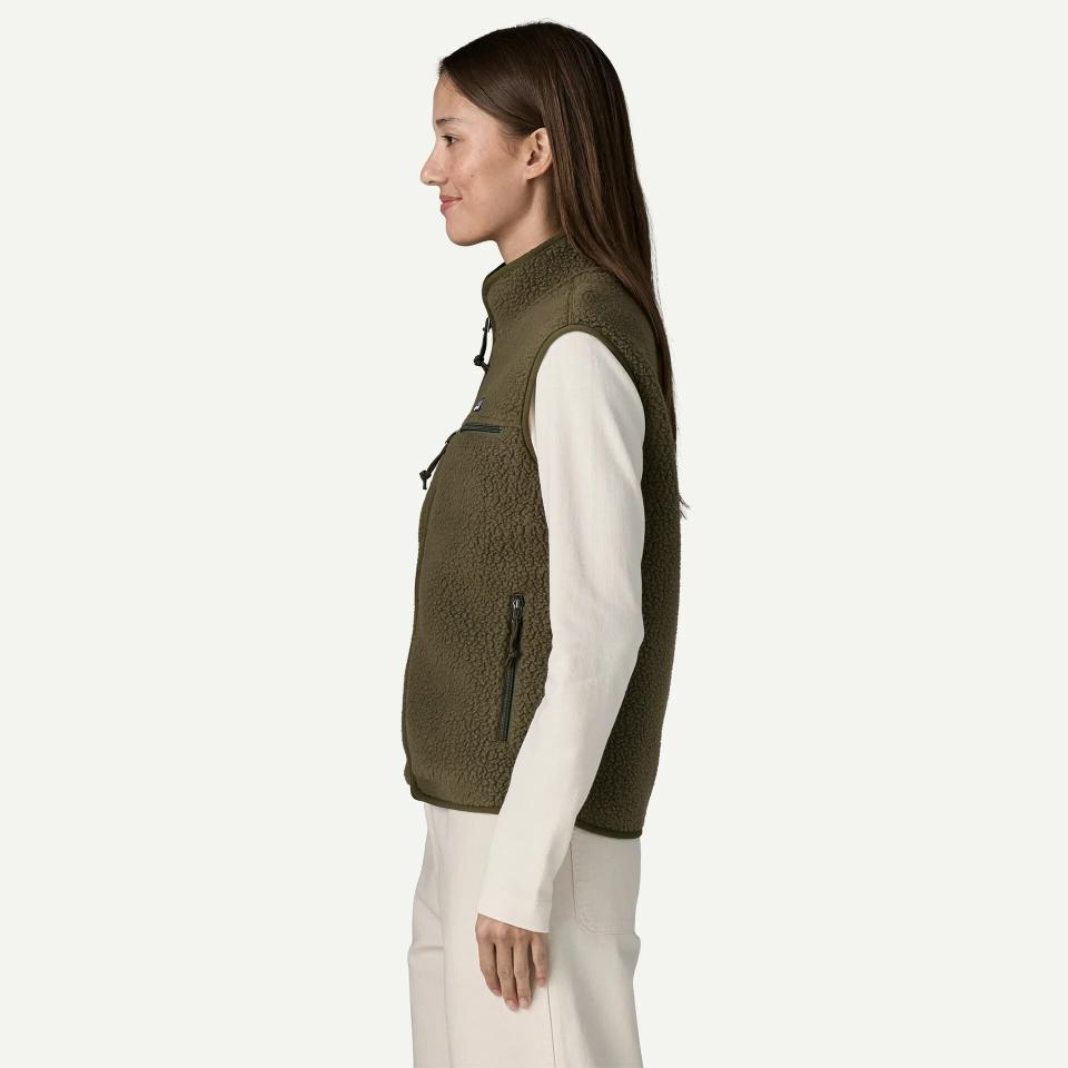Patagonia Women's Retro Pile Fleece Vest Basin Green