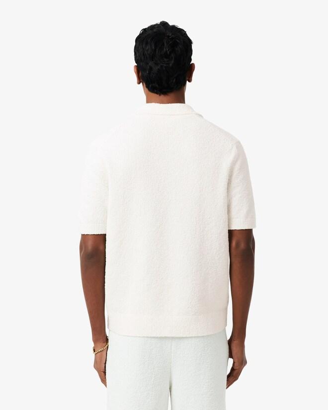 Lacoste Polo in Maglia Bouclé Classic Fit