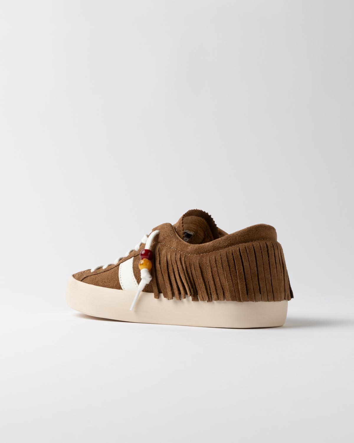 D.A.T.E. Hill Low Fringed Cuoio