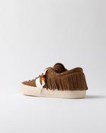 D.A.T.E. Hill Low Fringed Cuoio