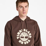 Timberland Felpa con Cappuccio e Grafica Holiday