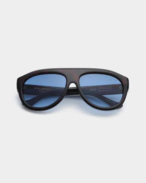 A. KJÆRBEDE Rio Demi Tortoise Sunglasses