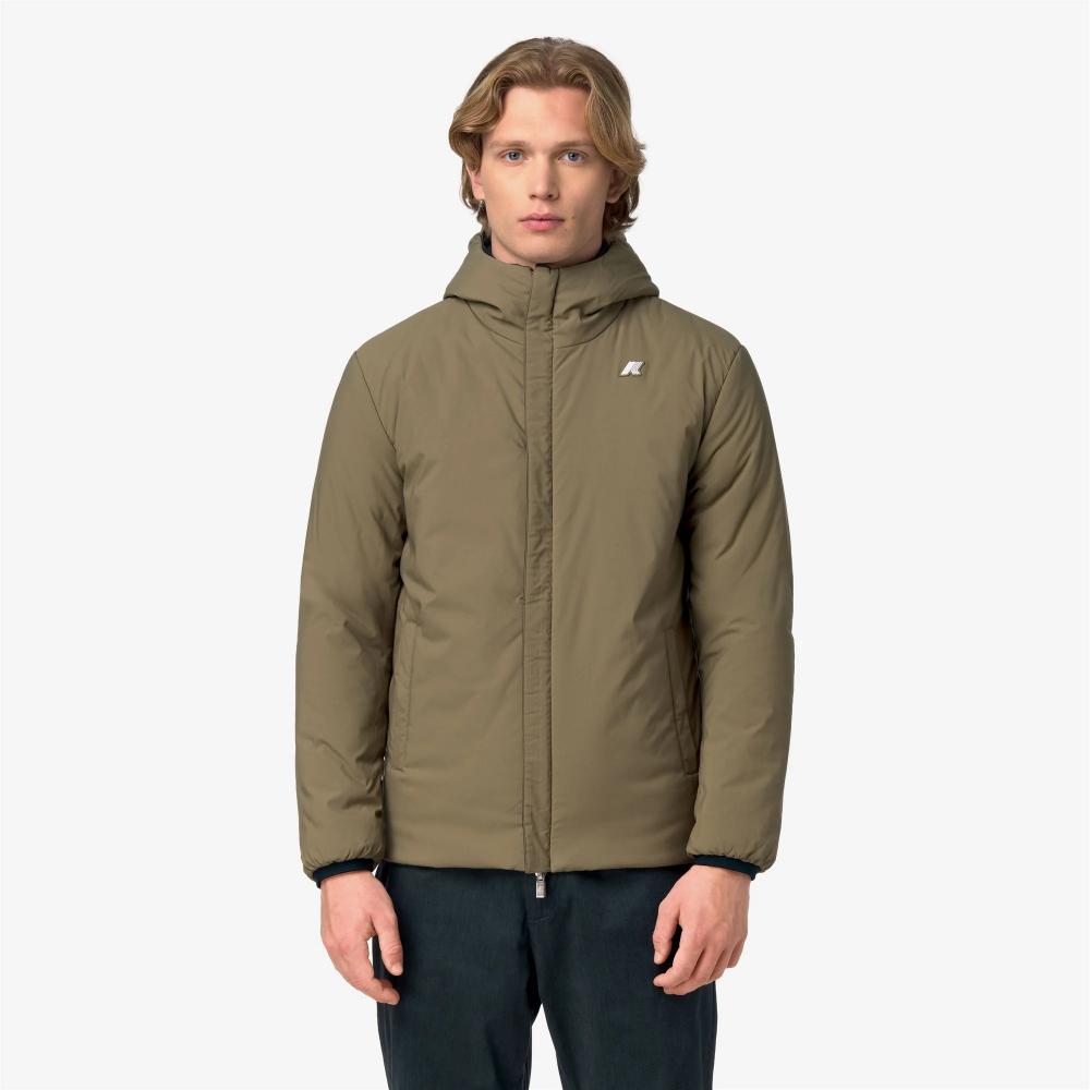 K-Way Giacca Jack St Warm Double Blue Depth/Green Army