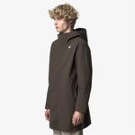 K-Way Giacca Marlyn Bonded Black Olive/Blue Depth
