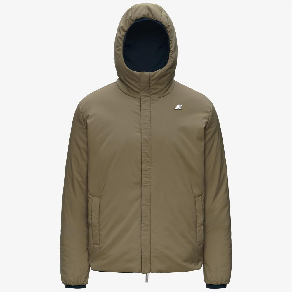 K-Way Giacca Jack St Warm Double Blue Depth/Green Army