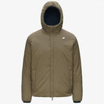K-Way Giacca Jack St Warm Double Blue Depth/Green Army