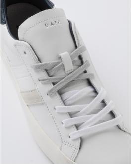 D.A.T.E. Hill Low Calf White Blue