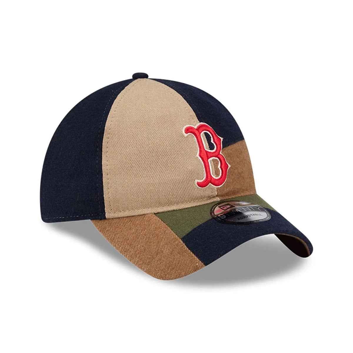New Era 9TWENTY Boston Red Sox MLB Patchwork Marrone