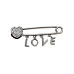 Crocs Jibbitz Love Safety Pin