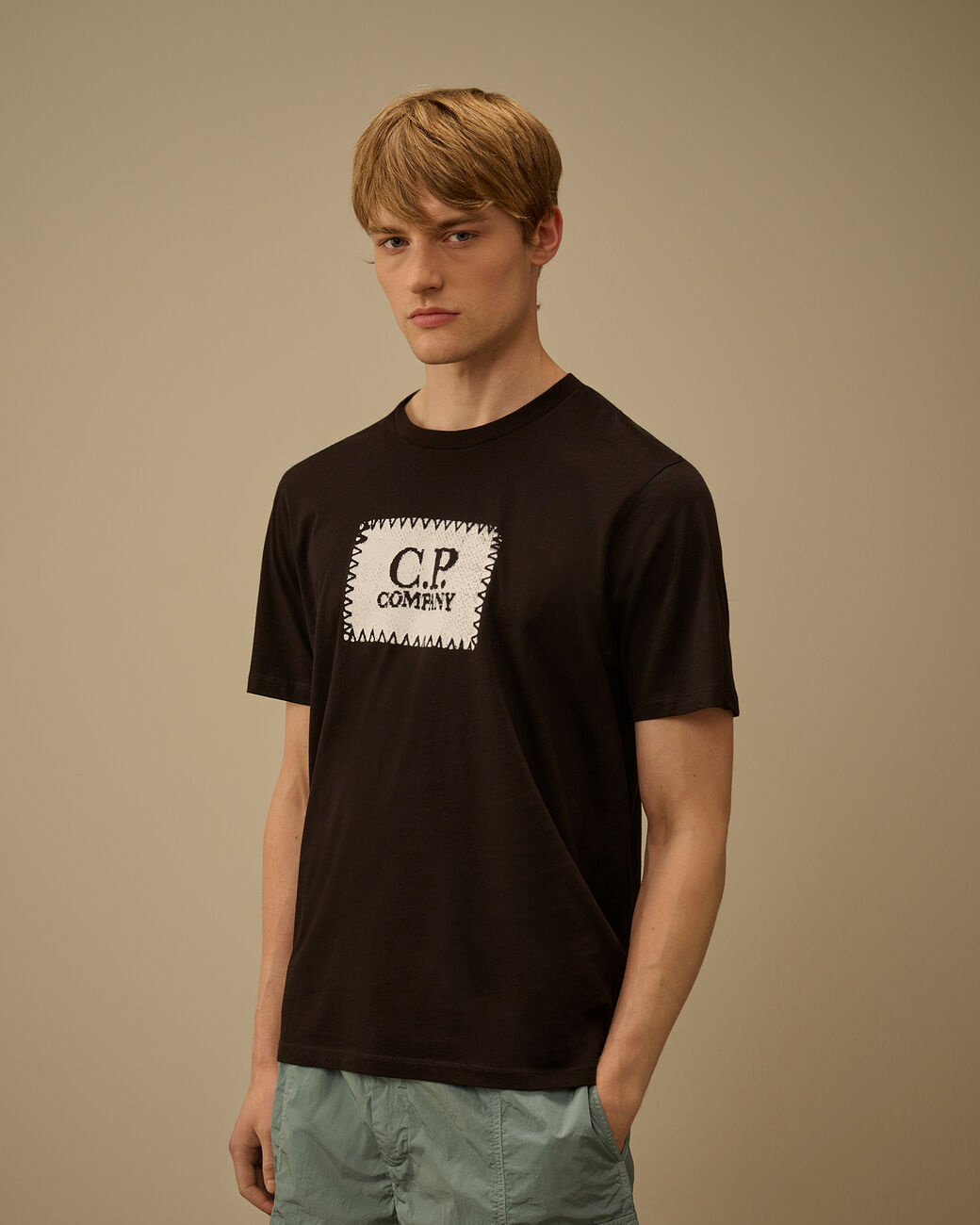 Cp Company Jersey Short Sleeve Logo Label T-Shirt