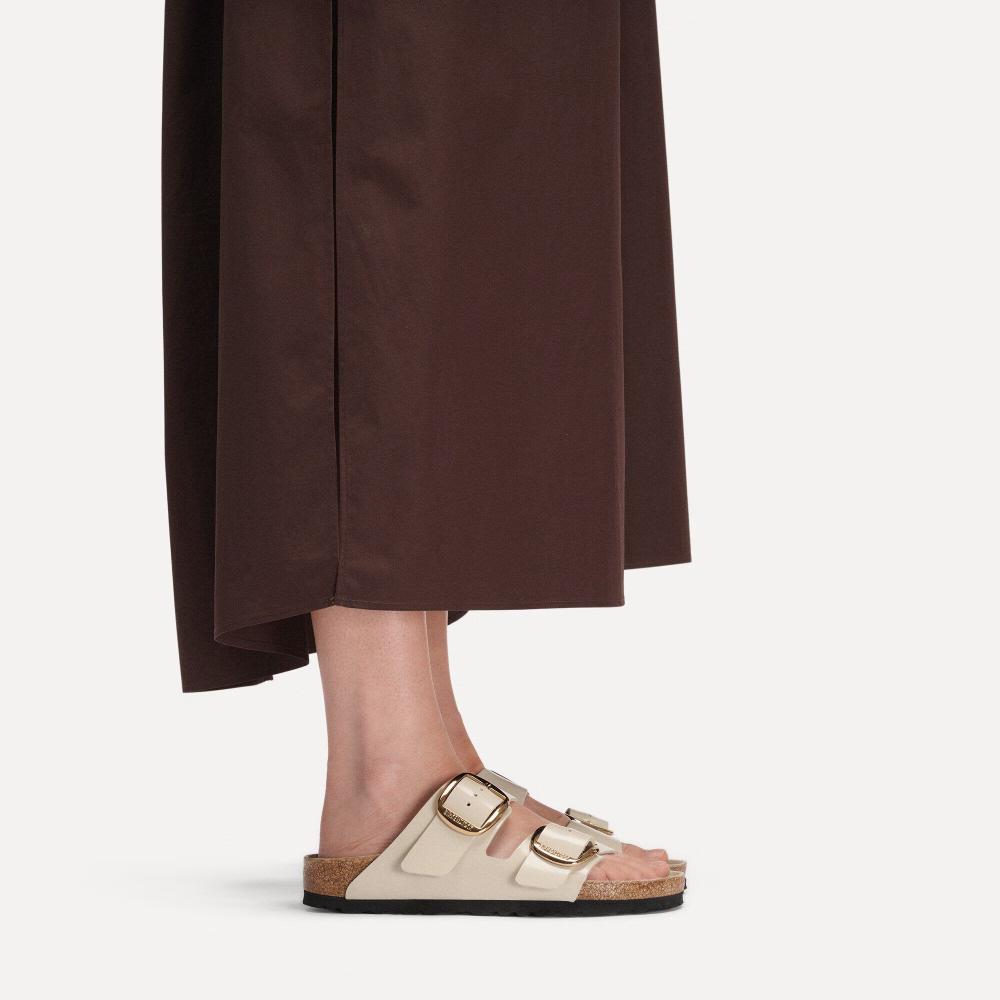 Birkenstock Arizona Big BucklePelle naturale vernice Narrow Fit