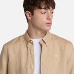 Timberland Camicia in Lino Mill Brook Slim Fit
