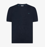 Sun68 T-shirt in Maglia Blu Navy