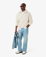 Lacoste Felpa in Pilecon Zip