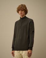 Cp Company Lambswool GRS Half Zip Sweater
