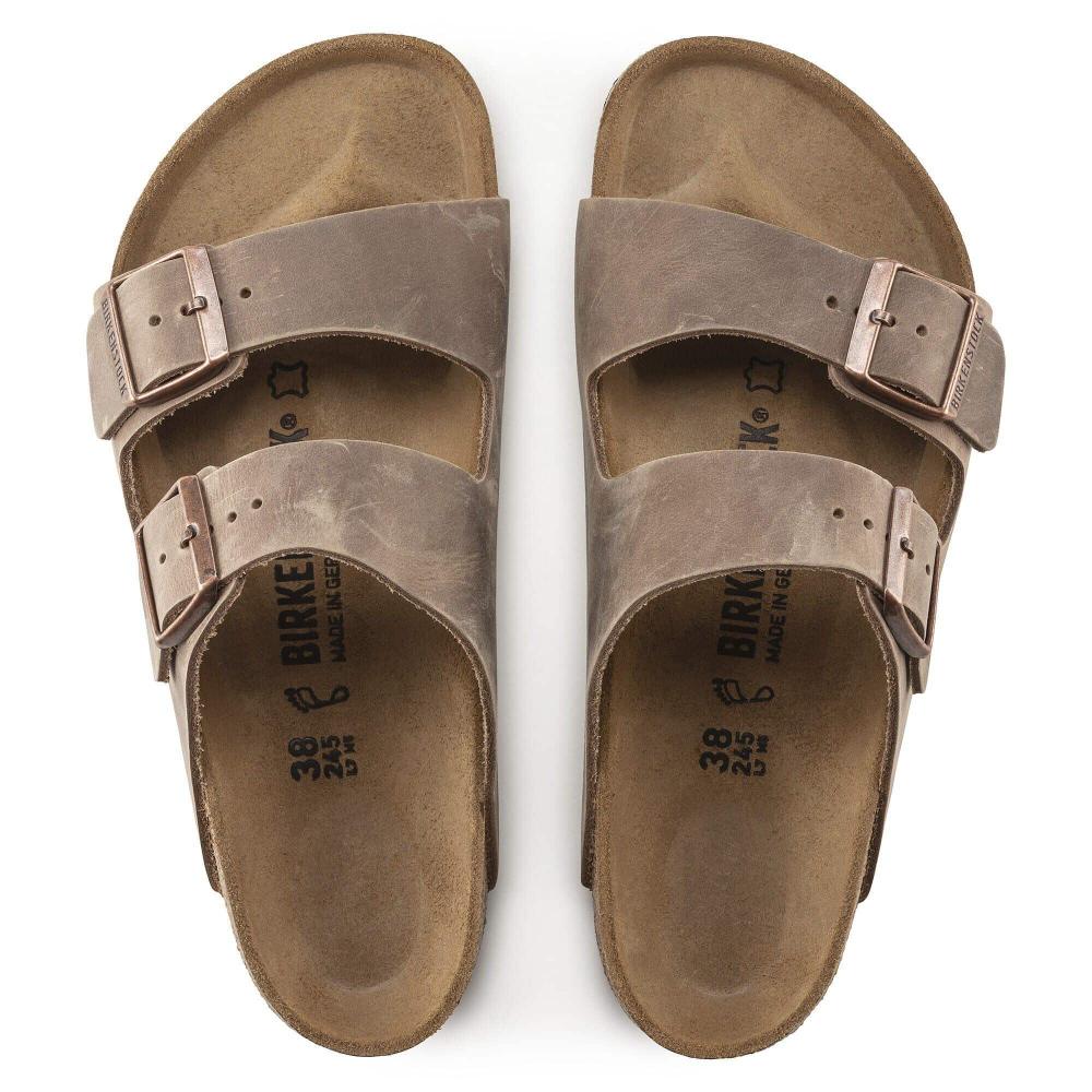 Birkenstock Arizona Pelle Oliata Tobacco Brown