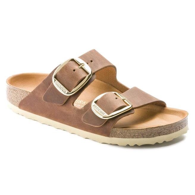Birkenstock Arizona Big Buckle Pelle Oliata Narrow Fit