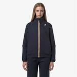 K-Way Felpa Pepin Brushed Pc Unisex Blue Depht
