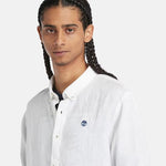 Timberland Camicia in Lino Mill Brook Slim Fit