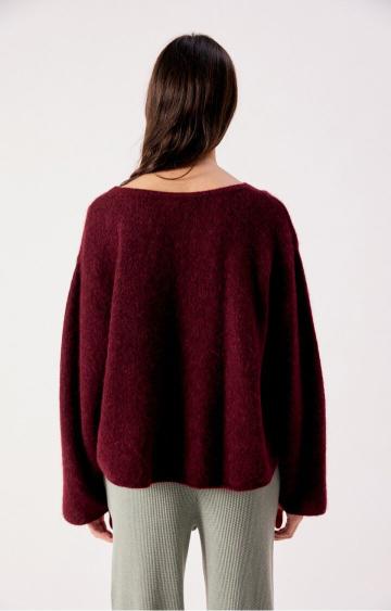 American Vintage Maglione Donna Vitow Granato