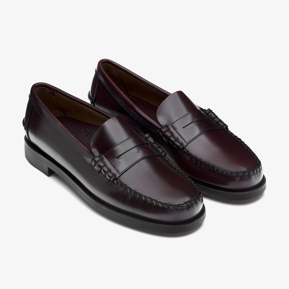 Sebago Classic Dan Brown burgundy